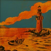 1979<br>Rebus, Nuova Alfa Romeo<br>pittura industriale, tempera, smalto alla anilina, fotografia emulsionata su tela<br>cm 60x60