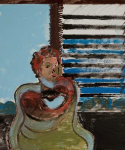 1979<br>For Emily<br>smalto industriale, tempera e grafite su tela<br>cm 100x100