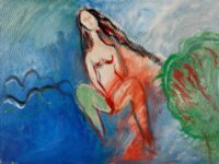 1979 XX,IX<br>Il settimo sigillo, a Maria Rita Barbera<br>tempera e olio su tela<br>cm 60x80