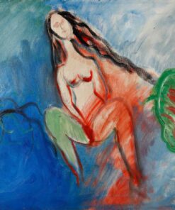 1979 XX,IX<br>Il settimo sigillo, a Maria Rita Barbera<br>tempera e olio su tela<br>cm 60x80