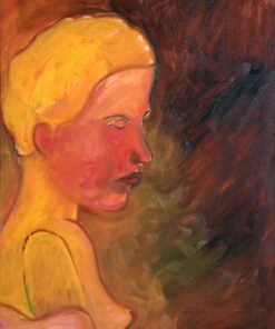 1979 27,IX<br>Particolare di nudo<br>tempera, olio, grafite su tela<br>cm 70x50