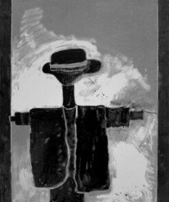 1979<br>pittura industriale, tempera, matita su tela<br>cm 100x70