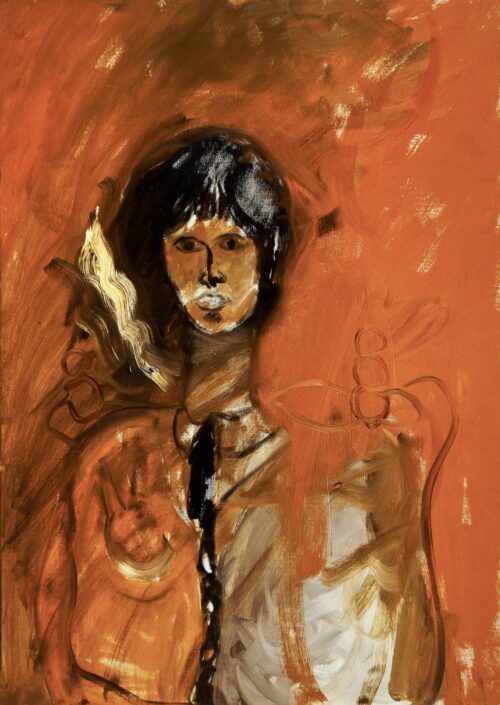 1979 8,X<br>tempera e olio su tela<br>cm 70x50