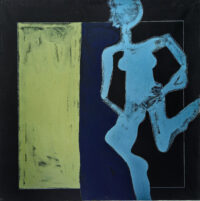 1979<br>pittura industriale, tempera, matita su tela<br>cm 70x70