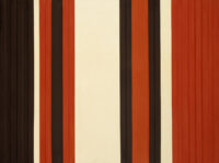 1961<br>Via Veneto n.1<br>collage,legno e smalto industriale su tela<br>cm 150x200