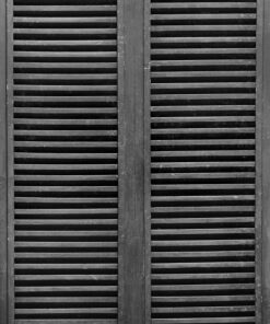 1963<br>' Persiana senza ante '<br>smalto industriale, e battenti di persiana su tavola<br>cm 100x80