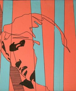 1967 dicembre, Roma<br>Michelangelo According to Tano Festa n.33<br>smalto industriale e pennarello su tela<br>cm 50x70