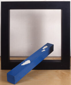 1969<br>Monumento a un poeta morto<br>scultura in ferro smaltato<br>cm 70x60x7