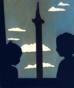 1969<br>smalto industriale e pennarello su tela<br>cm 100x85