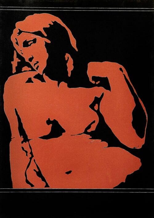 1978<br>tempera, matita, proiezione fotografica su tela<br>cm 100x70