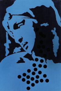 1978<br>tempera, matita, proiezione fotografica su tela<br>cm 60x40