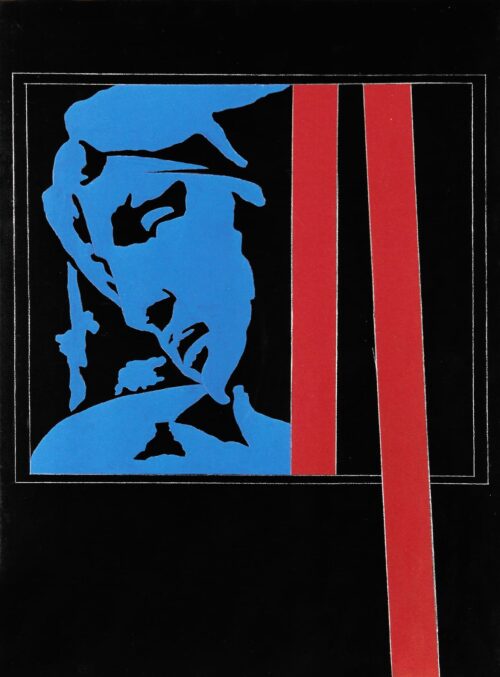 1978<br>tempera, matita, proiezione fotografica su tela<br>cm 80x60