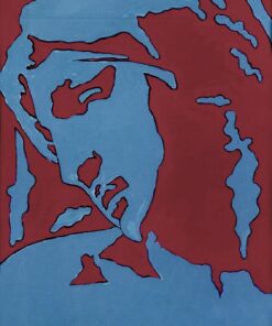 1978<br>tempera, pennarello, proiezione fotografica su tela<br>cm 55x35