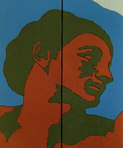 1978<br>tempera, pennarello, proiezione fotografica su tela<br>cm 70x40