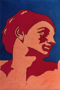 1978<br>tempera, pennarello, proiezione fotografica su tela<br>cm 55x35