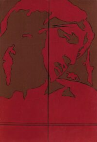 1978<br>tempera, pennarello, proiezione fotografica su tela<br>cm 60x40