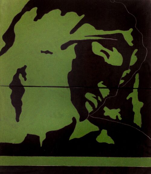 1978<br>tempera, matita, proiezione fotografica su tela<br>cm 60x50