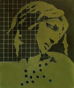 1978<br>tempera, matita, proiezione fotografica su tela<br>cm 65x50