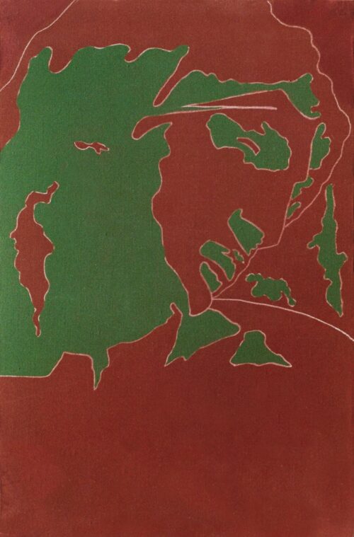 1978<br>tempera, matita, proiezione fotografica su tela<br>cm 55x35