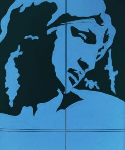 1978<br>tempera, penarello, proiezione fotografica su tela<br>cm 80x60