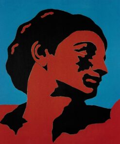 1978<br>tempera, matita, proiezione fotografica su tela<br>cm 45x40