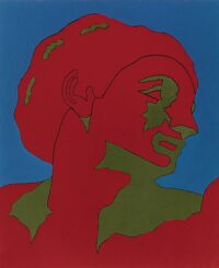 1978<br>tempera, pennarello, proiezione fotografica su tela<br>cm 55x45