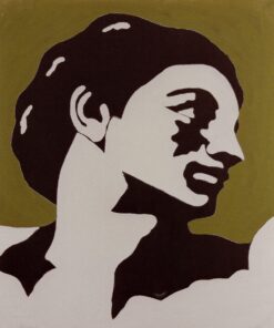 1978<br>tempera, matita, proiezione fotografica su tela<br>cm 45x40