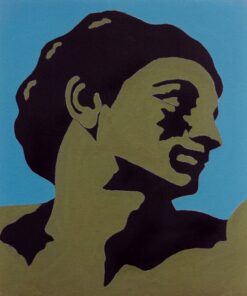 1978<br>tempera, matita, proiezione fotografica su tela<br>cm 45x40