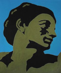 1978<br>tempera, matita, proiezione fotografica su tela<br>cm 45x40