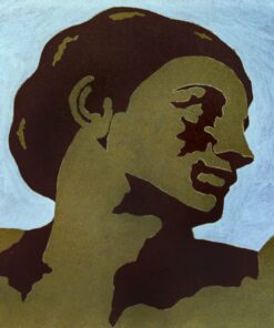 1978<br>tempera, matita, proiezione fotografica su tela<br>cm 55x55