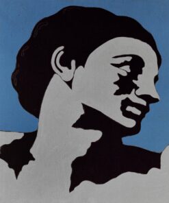 1978<br>tempera, matita, proiezione fotografica su tela<br>cm 55x45