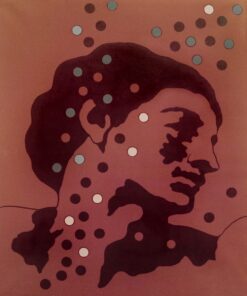 1978<br>tempera, pennarello, proiezione fotografica su tela<br>cm 75x60