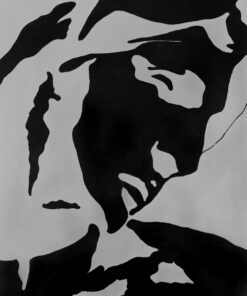 1980<br>pittura industriale, pennarello, proiezione fotografica su tela<br>cm 70x50