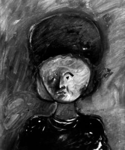 1980<br>Ritratto della Regina Elisabetta d'Inghilterra<br> tempera e gessetto su tela<br>cm 70x50