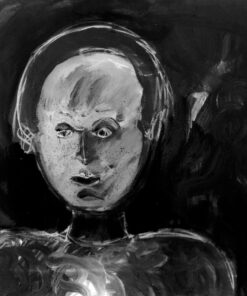 1980<br>tempera e gessetto su tela<br> cm 60x80