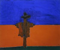 1981<br>pittura industriale, tempera, gessetto su tela<br>cm 50x60