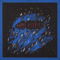 1981<br>Braque<br>pittura industriale, tempera, gessetto su tela<br> cm 100x100