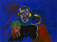 1982<br>For Enrico Sabatini<br>pittura industriale, tempera, gessetto su tela <br> cm 60x80