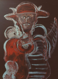 1983<br> pittura industriale e tempera su tela<br> cm 80x60