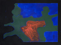 1983<br>' Le Erinni '<br>pittura industriale, tempera, gessetto su tela<br>cm 60x80