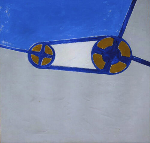 1983<br>Fernand Leger<br> pittura industriale e tempera su tela<br>cm 100x100