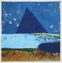 1983<br> 3 dicembre<br>pittura industriale, tempera, gessetto su tela <br> cm 100x100