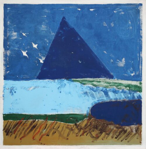 1983<br> 3 dicembre<br>pittura industriale, tempera, gessetto su tela <br> cm 100x100