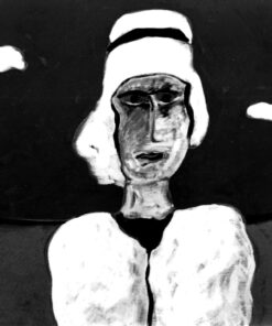 1984<br>pittura industriale, tempera, gessetto su tela<br> cm 70x100