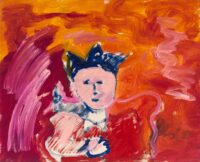 1984<br> tempera e olio su tela<br> cm 80x100