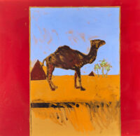 1984<br>pittura industriale, tempera, pennarello su tela<br>cm 140x140