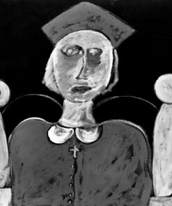 1984<br>pittura industriale, tempera, gessetto su tela<br> cm 60x80