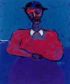 1984<br>pittura industriale, tempera, gessetto su tela<br> cm 160x130