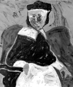 1984<br>' Cardinale ', dedicato a Sammy Davis<br>pittura industriale, tempera, gessetto su tela<br> cm 70x100