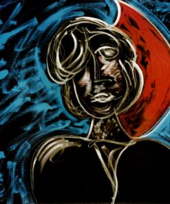 1984<br>pittura industriale, tempera, gessetto su tela<br>cm 80x100